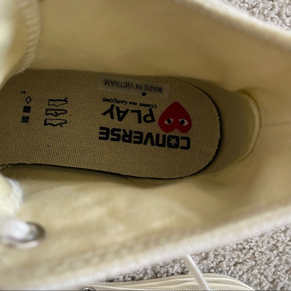 Converse Comme de Garçons Chuck Taylor M8.5/F10.5 - Picture 5 of 11